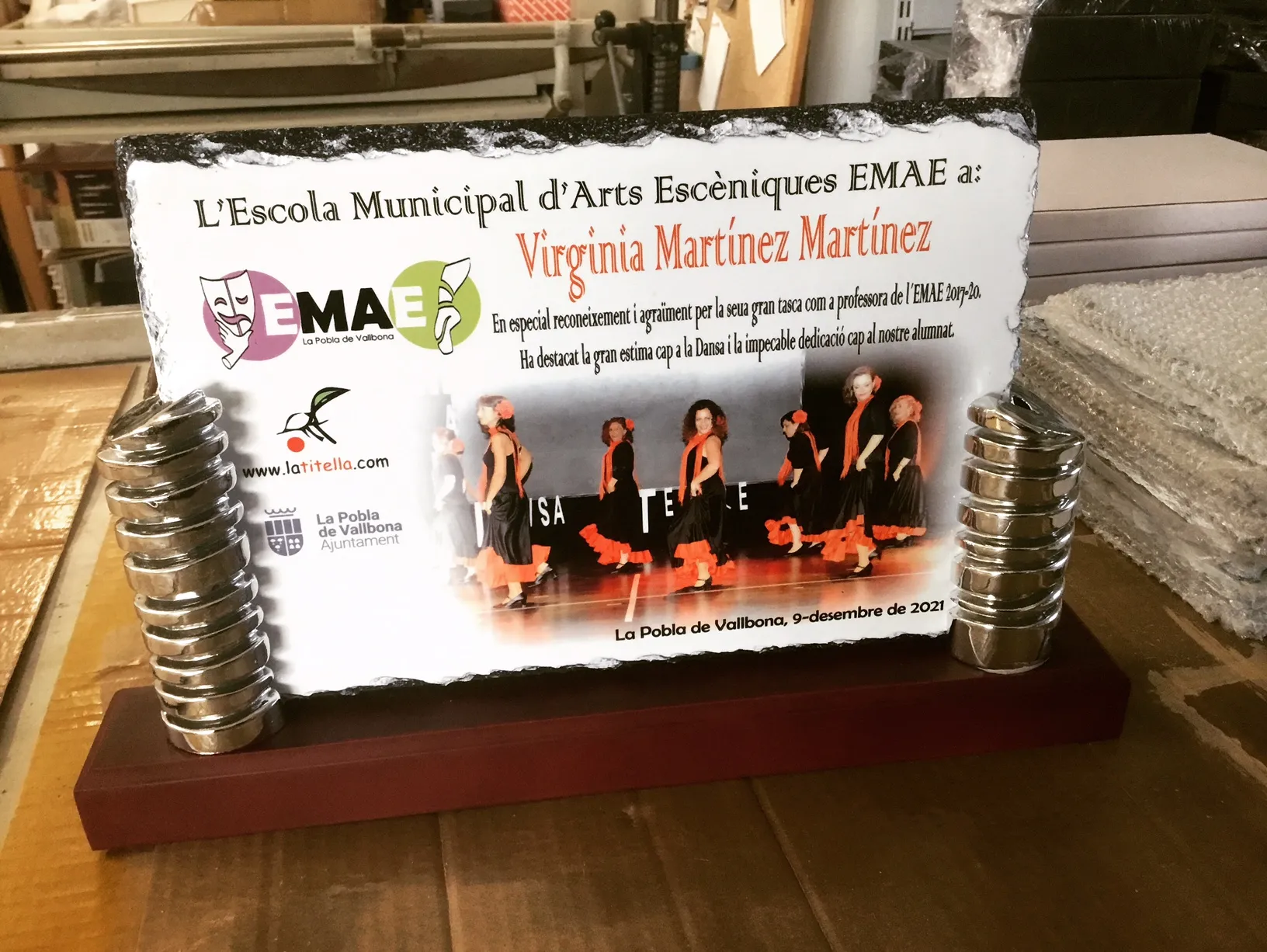 conmemorativa arts escèniques