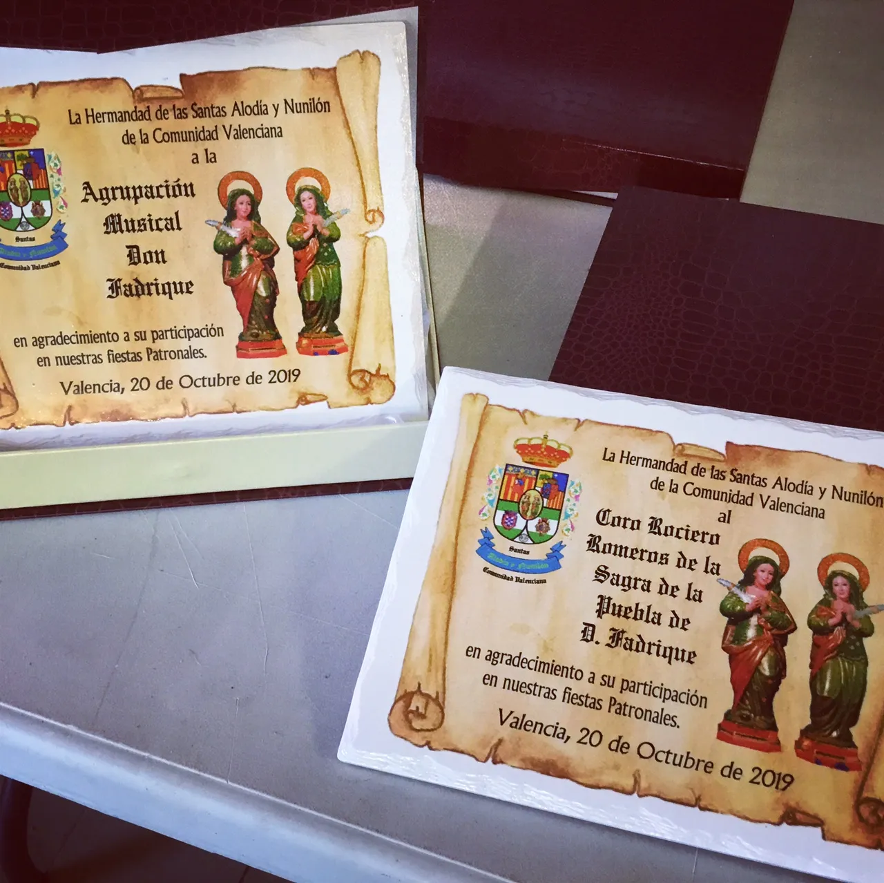 conmemorativa Santas