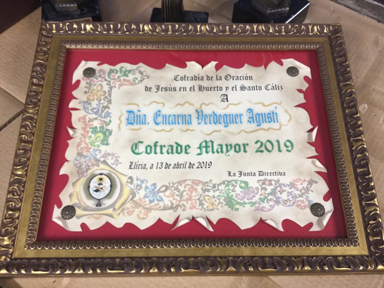 Cuadros recordatorios